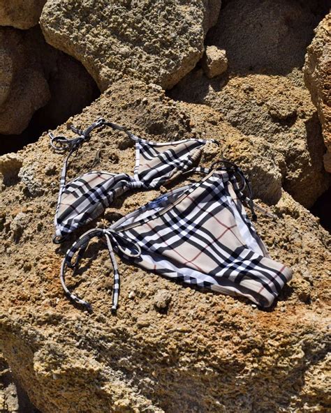 burberry two piece swimsuit|burberry monogram bikini.